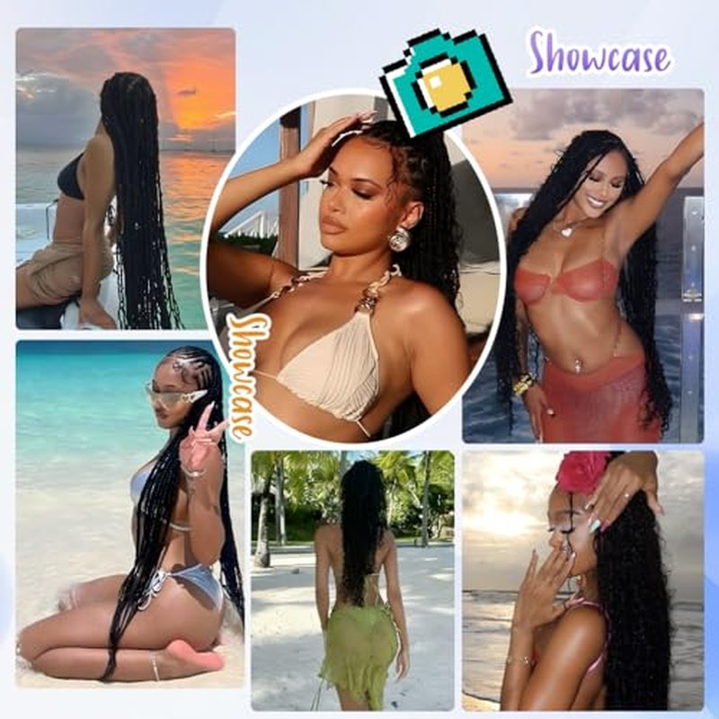 Deep Wave Human Braiding Hair for Boho Braids ? 10 Inch 120g 3 Bundles/Pack Natural Black, 100% Unprocessed 12A Brazilian Virgin Hair Bulk, No Weft, Wet & Wavy Curly Knotless Extensions