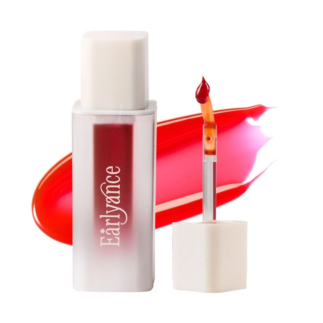 Earlyance Peel Off Natural Watercolor Lip Tattoo Liner (6g), 24hr-Long Lasting Korean Lip Stain, Transfer-Proof Matte Blush Pink with Gentle Plumping for Bareface Look (Ballerina Pink)