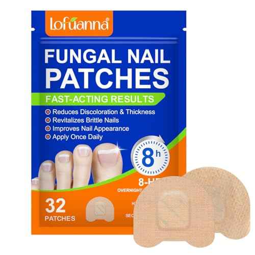 Nail Care Extra Strength - 32 Pcs Nighttime Nail Patches, Overnight Toe Nail Care for a Healthy Appearance, 8-Hour Moisturizing & Nourishing for Toenail, Suitable for Women & Men (1PC)