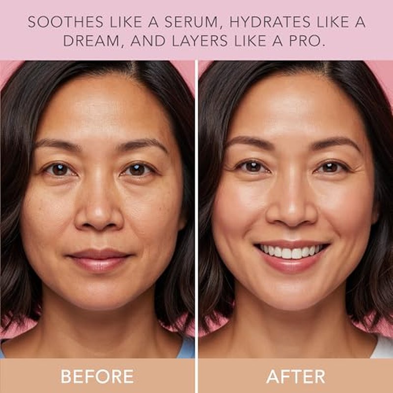 Doll Skin Genius¢â Reishi Renewing Mushroom Milk ? Hydrating Face Serum w/Reishi, Chaga & Lion¡¯s Mane ? Anti-Aging, Barrier Repair & Soothing Skincare for Dry, Sensitive or Mature Skin - 30 Day Supply