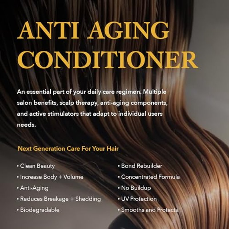 Ethica Beauty Professional Conditioner. Deep Conditioning, Volumizing, & Hydrating. Promotes Strong Healthy Hair, Scalp Health, and Hair Growth, 16.9 oz