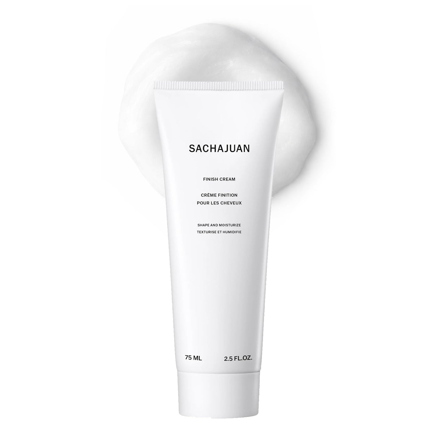 SACHAJUAN Finish Cream | Lightweight Styling Cream for Smoothness, Definition & Flyaway Control | Ocean Silk Technology for Moisture & Natural Hold | Non-Greasy Finish | Paraben-Free | 2.5 oz