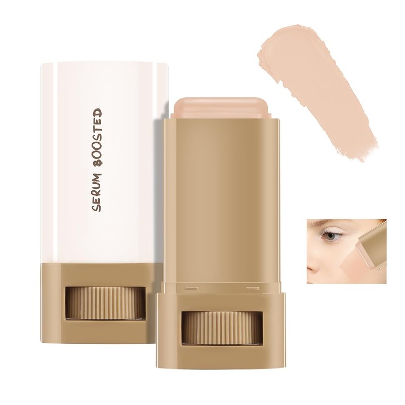 Matte Foundation Stick - Full Coverage Waterproof Makeup | Long-Lasting Moisturizing Formula for Even Skin Tone