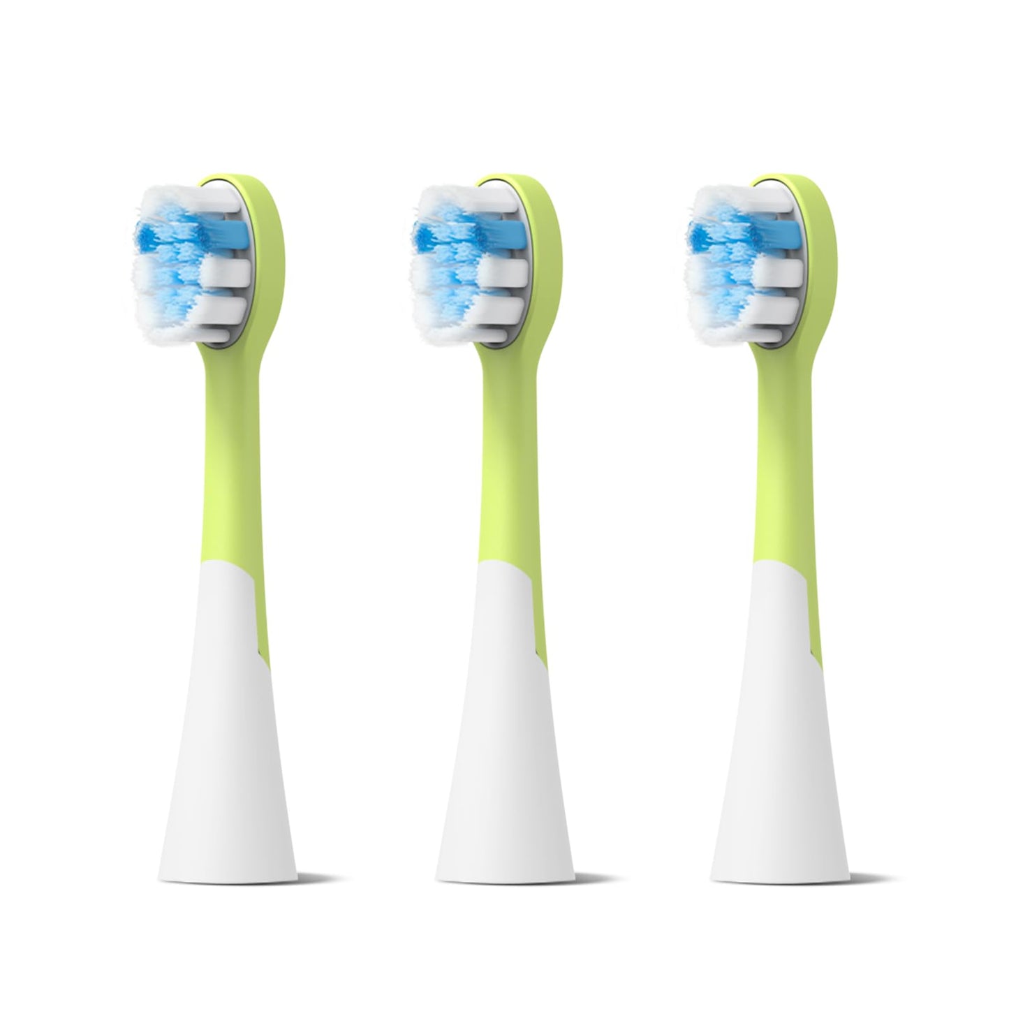 FUMEIKANG Kids Electric Toothbrush Heads Replacement Compatible with Philips Sonicare (Pack of 3) (Blue, Medium)