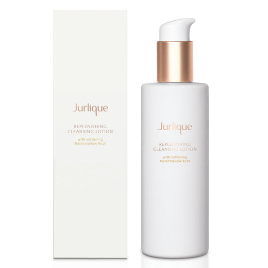 Jurlique Replenishing Cleansing Lotion - 6.76 Fl Oz - Gentle Facial Cleanser & Makeup Remover for Women - For Dry & Sensitive Skin - Nourishing Face Wash - Australian Natural-Based Skincare