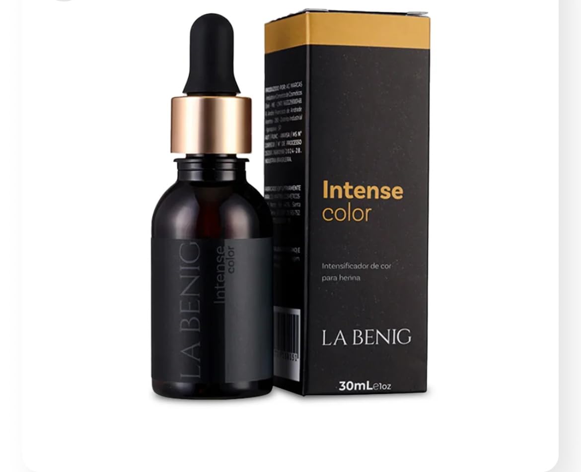 La Benig Intense Color Henna Brow Intensifier, Professional Eyebrow Color Enhancer, 30ml