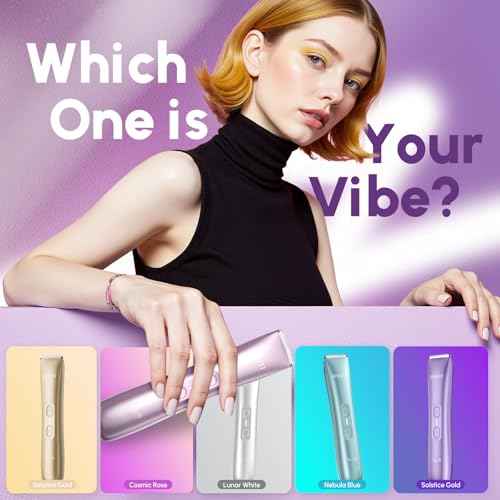 Electric Razors for Women - 2-in-1 Body & Facial Hair Trimmer, Wet & Dry Use Cordless Shaver for Legs, Underarms, Bikini Line, Ceramic Blade for Sensitive Skin - Teen Girl Gifts Trendy Stuff (Pink)