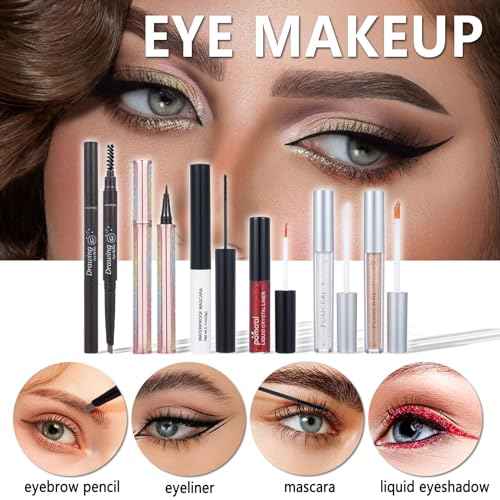 Makeup Kit For Girls,Full Makeup Set For Wonmen Includes 40 Colors Eyeshadow Palette Lip Gloss Liquid Lipstick Make up Sponge Brushes Eyebrow Concealer With Makeup Bag