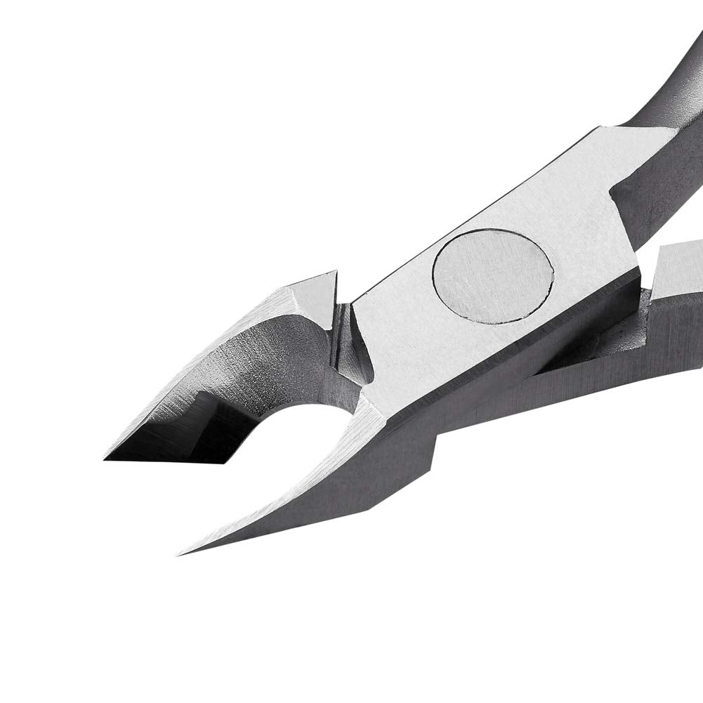 Rui Smiths Professional Cuticle Nippers | Precision Surgical-Grade Stainless Steel Cuticle Trimmer, Double Spring, 4mm Jaw (Quarter Jaw) and Stainless Steel Metal Pusher Style 106