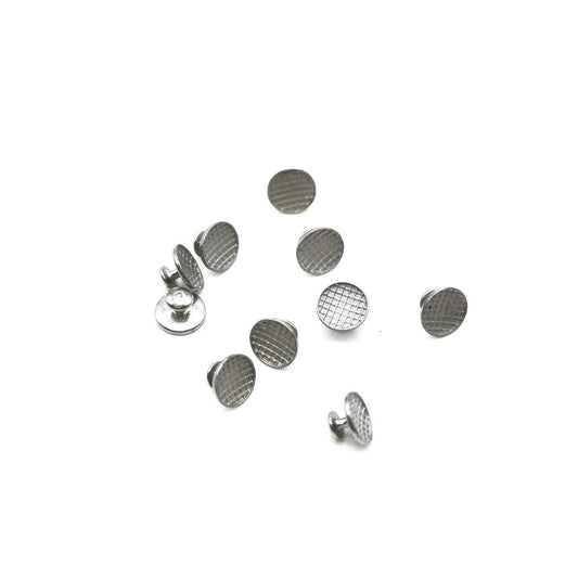 100Pcs Sino Dental Orthodontic Braces Lingual Buttons Bondable Round Mesh Base,10pcs/Pack