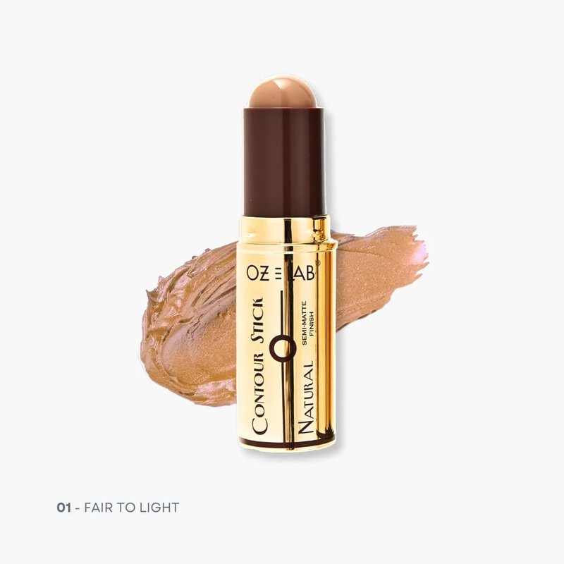 Oz Lab Beauty Shape of You Contour Stick – Multi-Use Creamy Formula for Contouring and Eyeshadow – Available in 4 Shades (01 - Fair To Light, 8G / O.28 FL.OZ（pack of 1）)