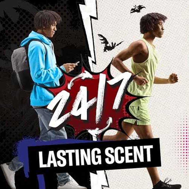 Old Spice Aluminum Free Body Deodorant Dry Body Spray for Men, 24/7 Freshness & Lasting Scent, 24/7 Sweat & Odor Protection, Smell Like a Hero, Batman, Black Cherry & Nightfall Scent, 5.1 oz