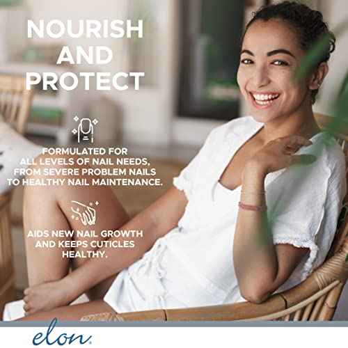 Elon Lanolin-Rich Nail Conditioner, Strengthens Nails & Protects Cuticles, Recommended by Dermatologists & Podiatrists (7.5 g.)