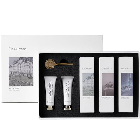 Hydrating Hand Cream Gift Set - 5-Piece Travel Lotions for Dry Hands, Moisturizing & Nourishing