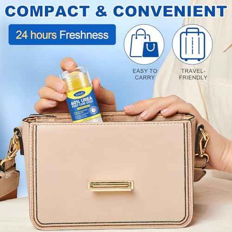 60% Urea Cream Stick with Salicylic Acid 2%, Severe Cracked Heel Repair Restoring Balm, Urea Hydrating Foot Cream, Foot Lotion Heel Stick Repairs and Hydrates Dry and Cracked Feet and Hand