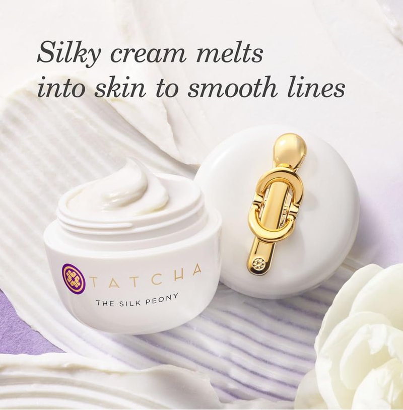 TATCHA The Silk Peony Eye Cream - Hydrating Line-Smoothing Formula for Wrinkles | 15 ml / 0.5 oz