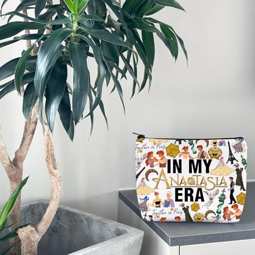 WCGXKO Princess Movie Gift Musical Lover Gift In My AnastaEra Makeup Bag Princess Fans Merch (Anasta Bag)