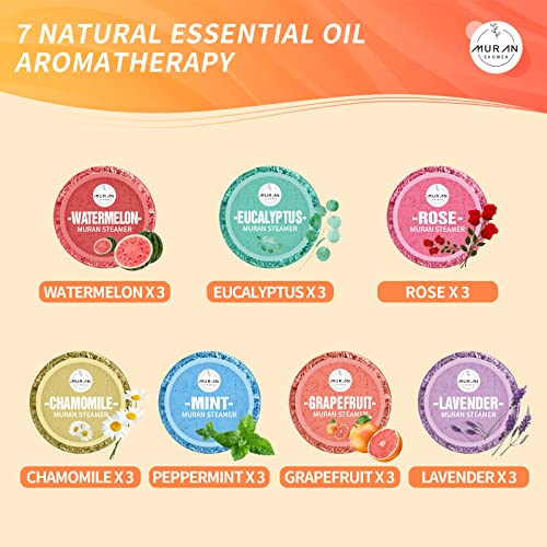 Shower Steamers Aromatherapy 21-Pack Shower Bombs Birthday Day Gifts for Her Him Mom Wife, Eucalyptus Rose Lavender Mint Essential Oil, Bath Bombs Girlfriend Birthday Self Care Gifts for Women,Men