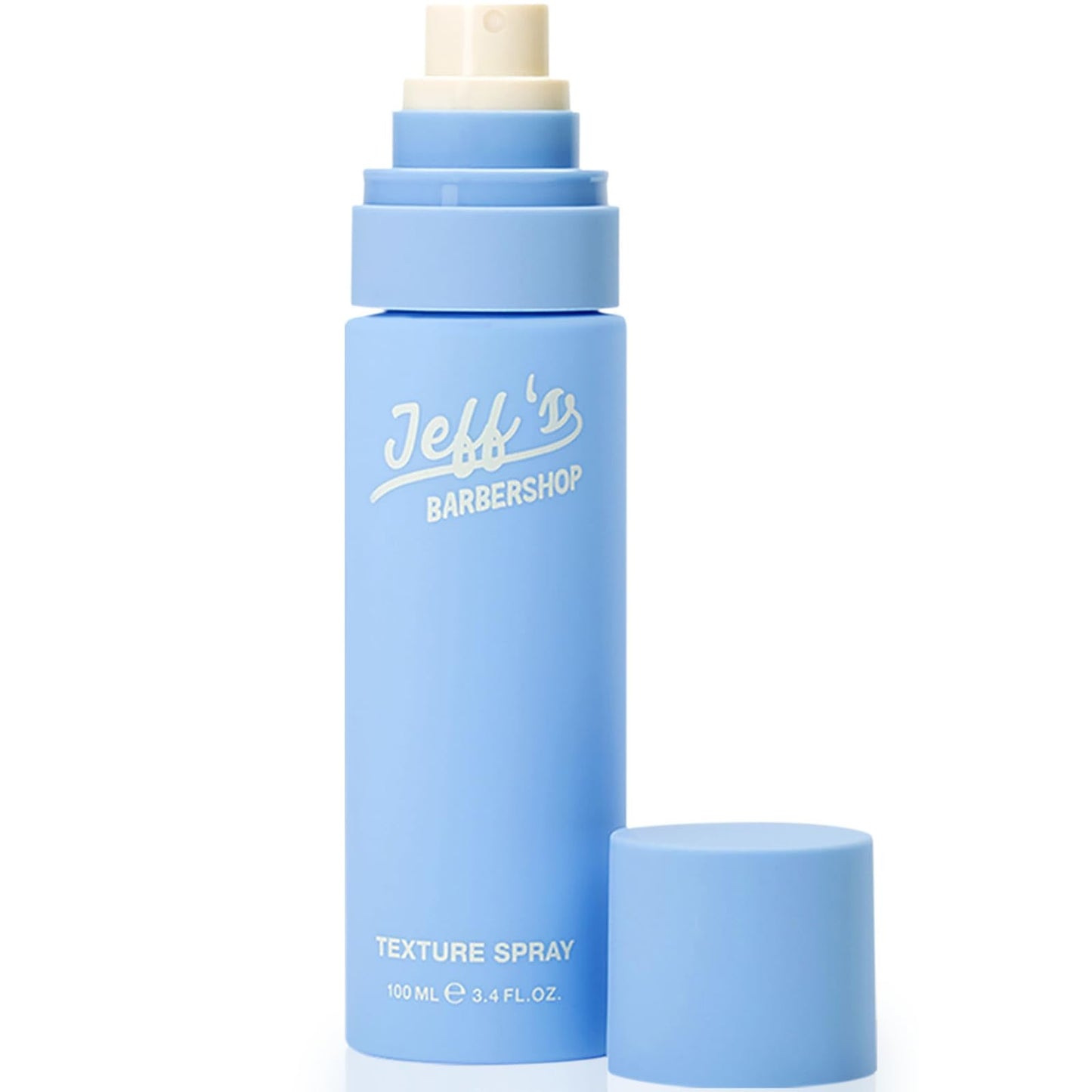 Jeff’s Barbershop Sea Salt Texture Hair Spray, Sandalwood - Natural Texturizing and Thickening Volumizer for Men & Women - Light Hold, Textured Finish for Body, Volume & Beachy Waves (3.4 fl oz/100ml)