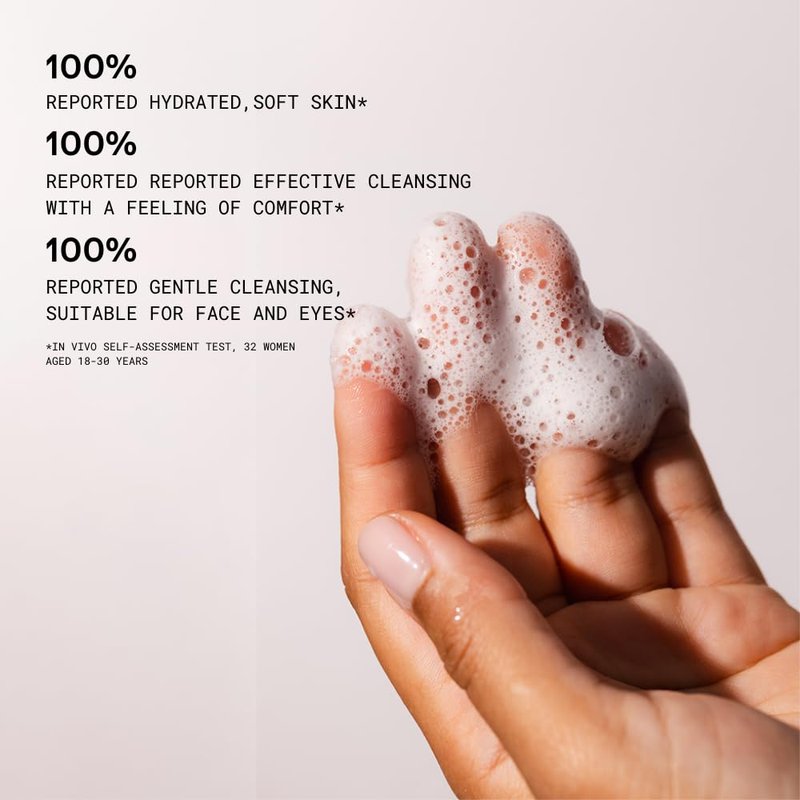 KORRES Greek Yoghurt Foaming Cream Cleanser - Hydrating Face Wash for All Skin Types | 5.07 fl oz