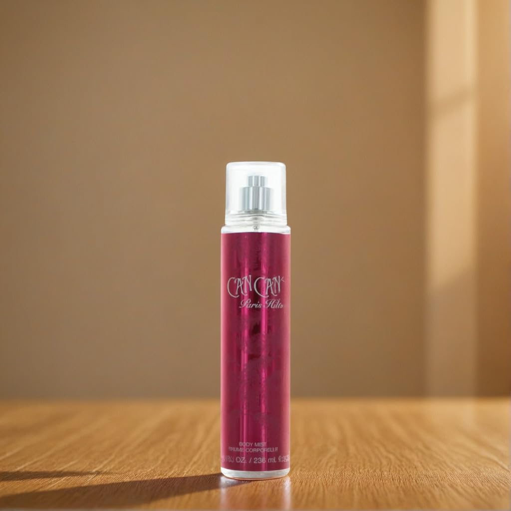 Paris Hilton CanCan Body Mist Fragrance for Women, Fruity, 8 Fl Oz