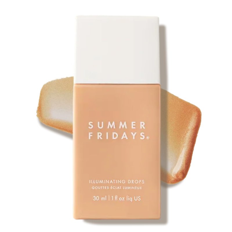 Illuminating Drops - Hydrating Serum with Hyaluronic Acid | Dewy Summer Makeup & Skincare Benefits (1 Fl Oz)