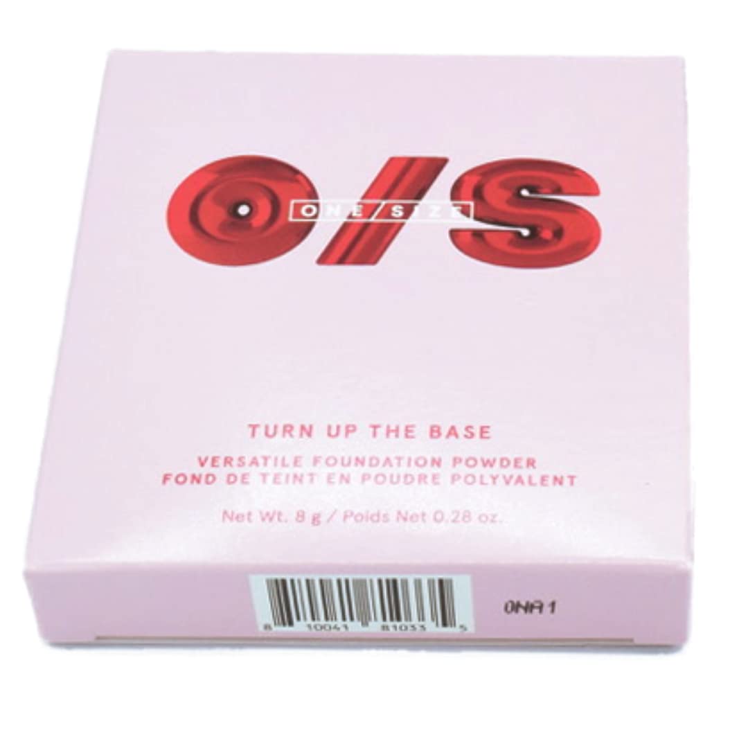 One size Patrick Starrr Turn Up The Base Versatile Powder Foundation - Light 4 (G) Light, Golden Undertones Face Pressed Makeup Medium-to-Full Coverage, Soft Matte Finish 0.28 Ounce