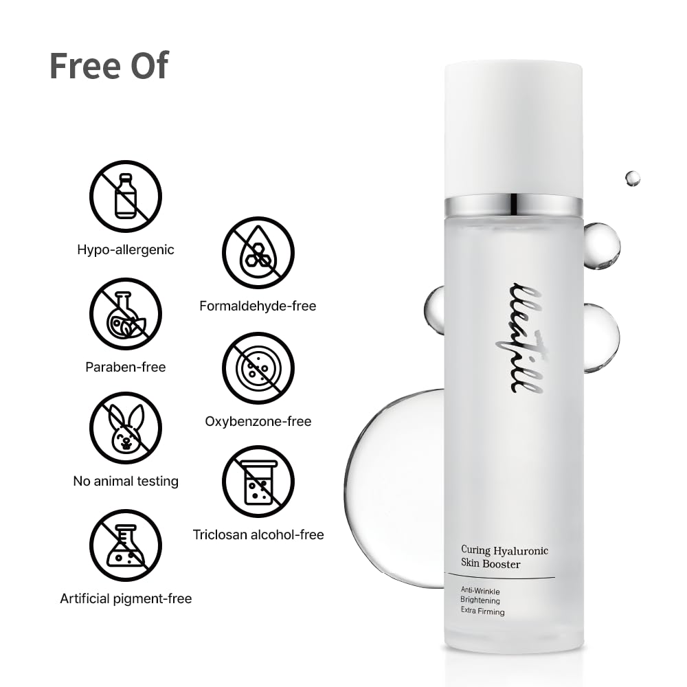 lleafill Curing Hyaluronic Skin Booster 4.39 fl.oz 130ml | Essential Toner | Hydrating | Niacinamide | Activating