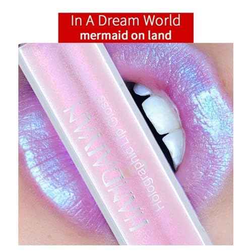 MAEPEOR Glitter Liquid Lipsticks Set 6 Colors Diamond Shimmer Metallic Lipstick Waterproof Long Lasting Makeup Kit Face Eye Glow Shimmer Shinning Lip Gloss Set (Set 01)