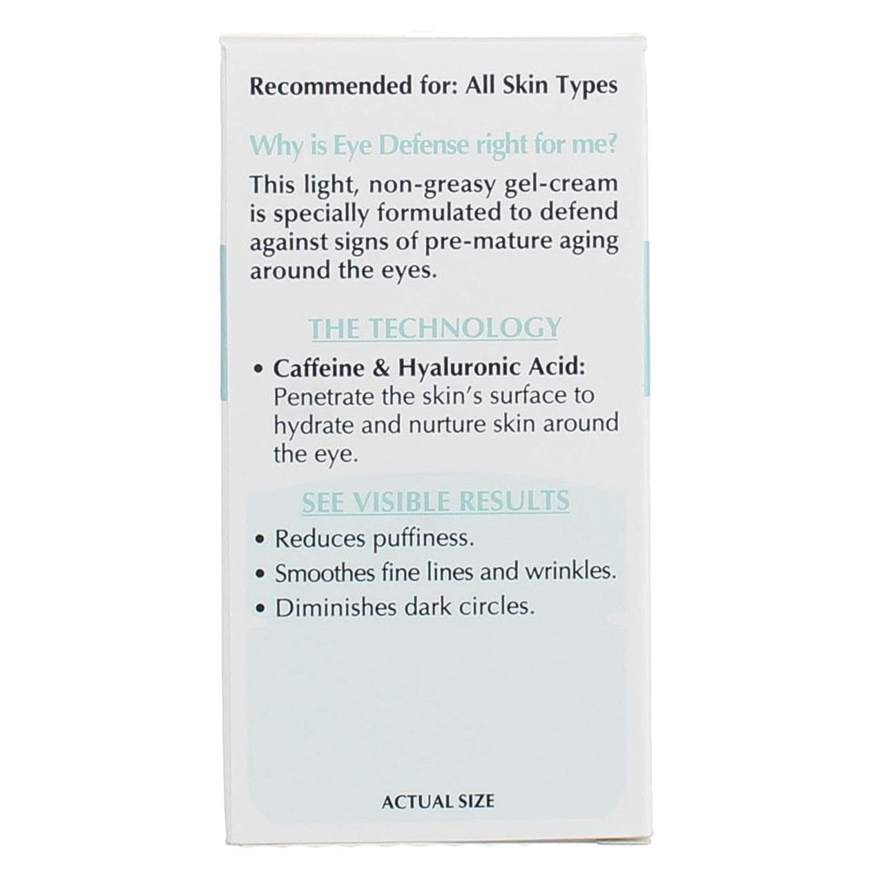 L’Oreal Paris Dermo-Expertise Eye Defense Gel, 0.5 oz (Pack of 2)