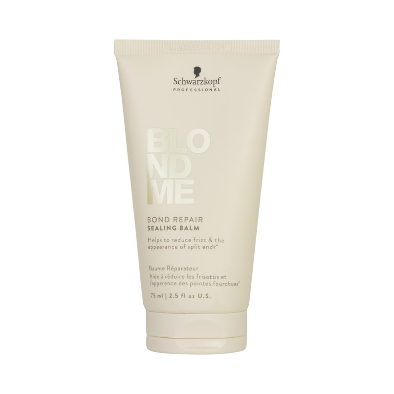 BlondMe Bond Repair Sealing Balm for Blonde Hair, 2.5 Fl Oz | Tame Split Ends & Reduce Frizz | Heat Protection | For Shiny, Smooth Blonde, Lightened, & Grey Hair