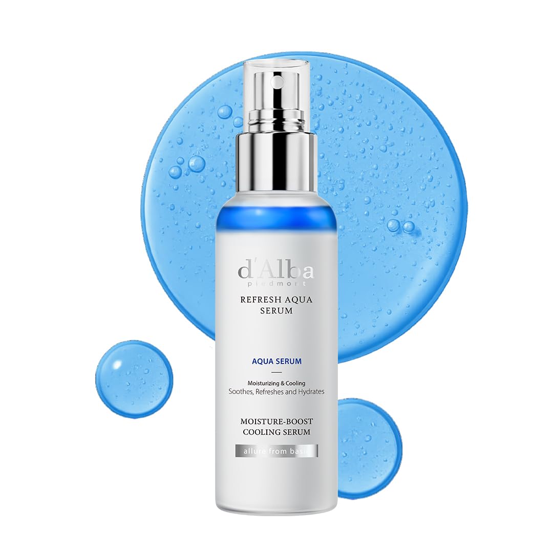 d'alba Piedmont Italian White Truffle Spray Serum, Vegan Skin Care, Light-weight Face Moisturizer, Glow Serum for Radiant Skin, All In One Mist, Korean Skin Care