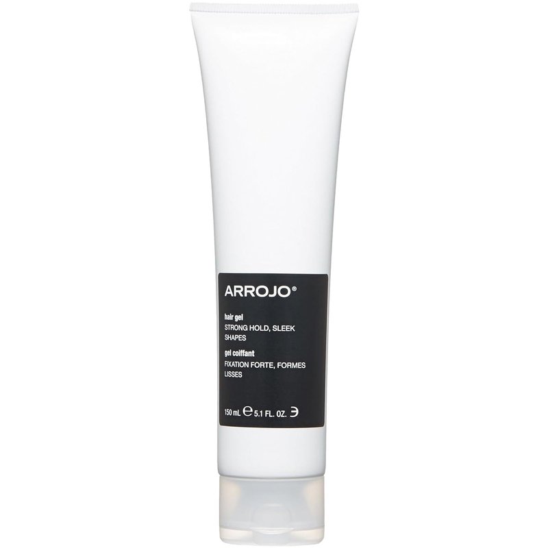 Arrojo Hair Gel for Short Hair, 5.1oz – No-Flake Styling Gel with Vitamin B5 – Strong Hold, Pliable Finish, Non-Sticky for Sleek & Modern Hairstyles