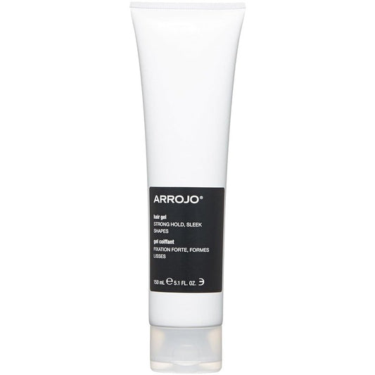 Arrojo Hair Gel for Short Hair, 5.1oz – No-Flake Styling Gel with Vitamin B5 – Strong Hold, Pliable Finish, Non-Sticky for Sleek & Modern Hairstyles