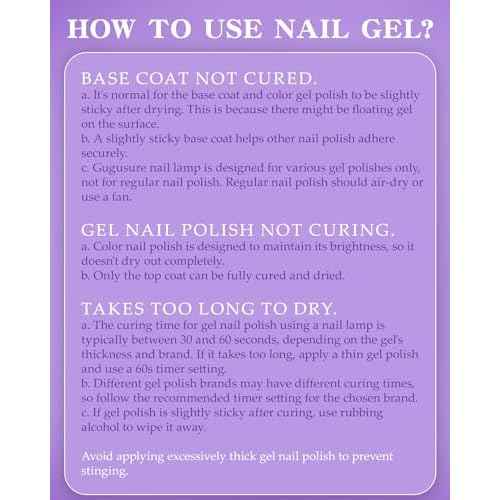 UV LED Nail Lamp, Gugusure Upgrade 180W Nail Dryer for Gel Polish with LCD Display, Auto Sensor and 4 Timer Settings, Professional Curing Lamp Light with 42 Beads for Salon and Home