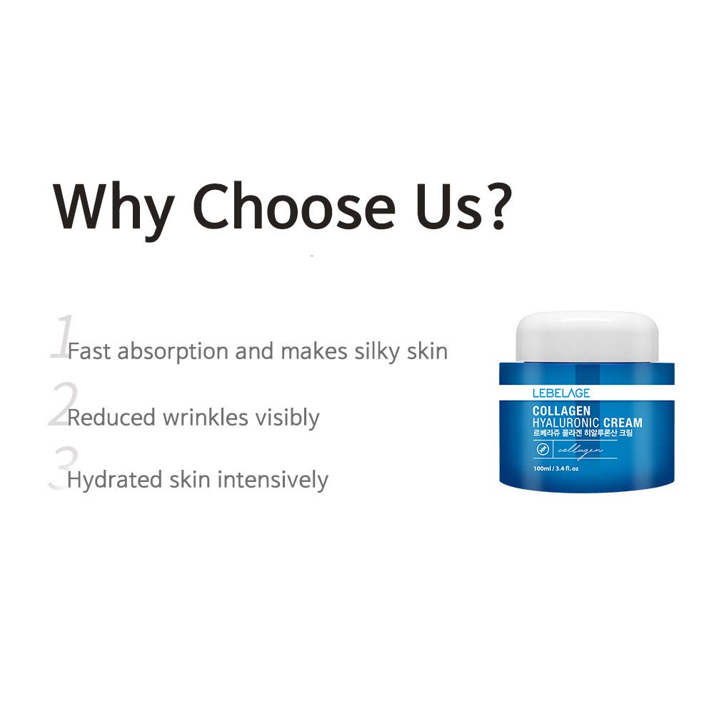 Lebelage Collagen Hyaluronic Cream 100ml_Korean Cosmetic