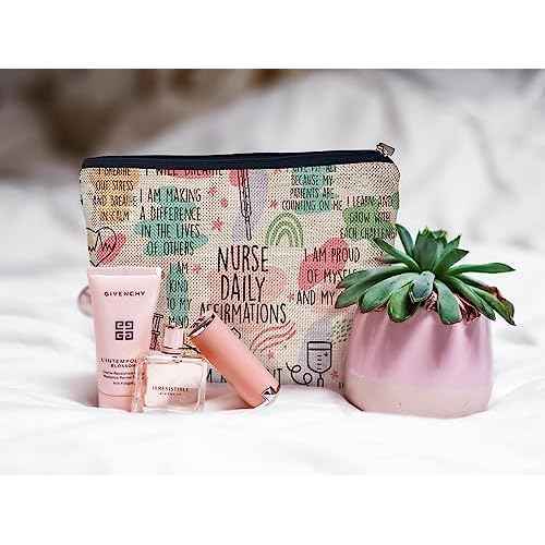 Ayxvt Nurse Bag,Nursing Bags for Nurses, Nurse Cosmetic Bag,Nurse Gifts, Nurse Makeup Bags,Nurse Gifts for Women, Nurse Zipper Pouch