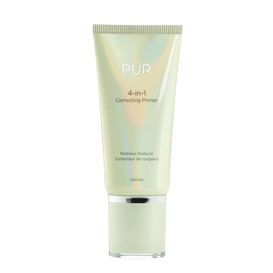 PÜR MINERALS 4-in-1 Correcting Primer, Redness Reducer - Primer for Face Before Makeup - Face Makeup for Women - Cruelty-Free, Vegan-Friendly, & Color-Correcting Hydrating Make Up, 1 Fl Oz