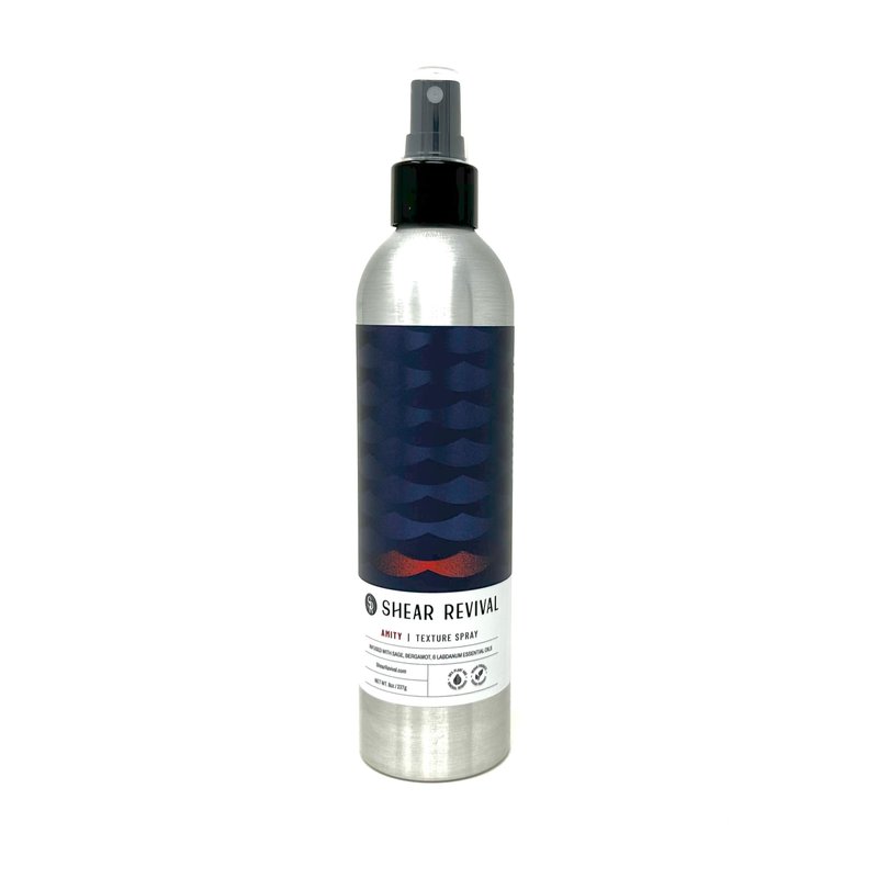 Shear Revival Amity Texture Spray for Men & Women - Vegan, Light Hold, Matte Finish for All Hair Types, Sage, Bergamot, and Labdanum Scent with Sea Salt & Kaolin Clay