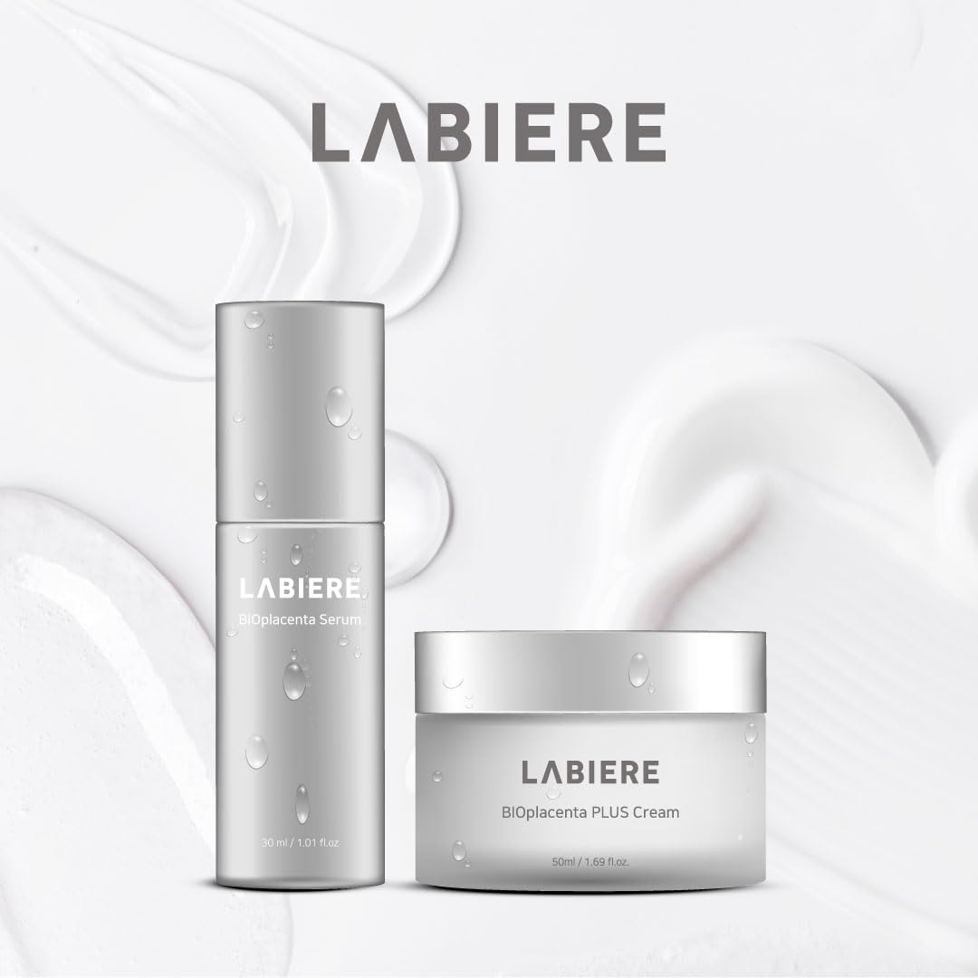 LABIERE BIOPlacenta PLUS Cream, Double Anti-Aging Face Moisturizer