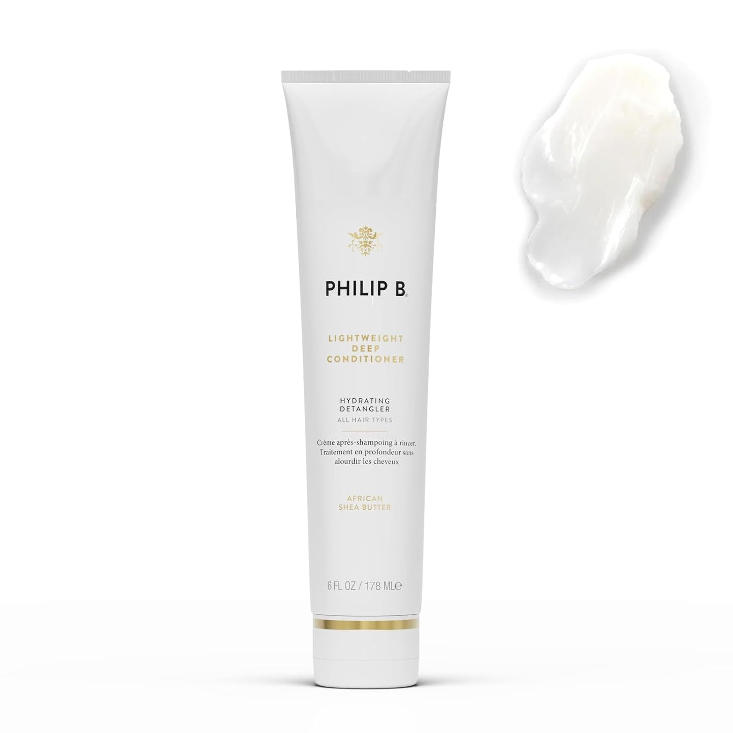 Philip B Lightweight Deep Conditioner - Hydrating Detangler for All Hair Types | 6 fl. oz.