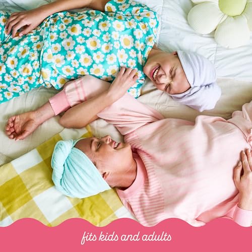 Turbie Twist 2-Pack Microfiber Hair Towel for Beauty, Travel, Gifting - Hair Wrap Turban for Straight, Wavy & Curly Hair - Premium Personal Care - Dark Pink & Light Pink