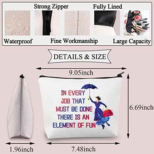 BDPWSS Mary Umbrella Makeup Bag Mary Musical Fans Gift For In Every Job That Must Be Done There Is An Element Of Fun Gift (In Every Job)