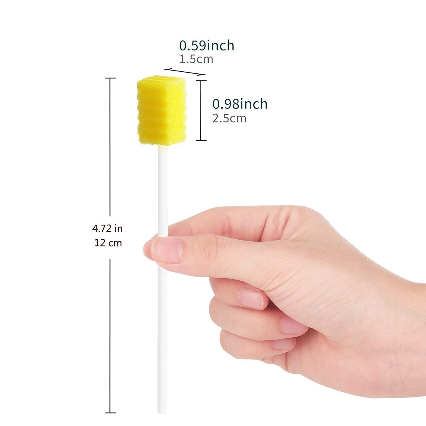 250 Pack Disposable Oral Swabs,Sterile Dental Sponge Swab sticks Unflavored