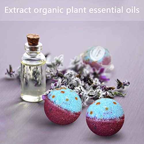 Bath Bombs Gift Set, 50 Handmade Bulk Bath Bombs for Kids, Women, Men, Wonderful Fizz Effect Bath Gift for Valentine's Day, Christmas & Any Anniversaries