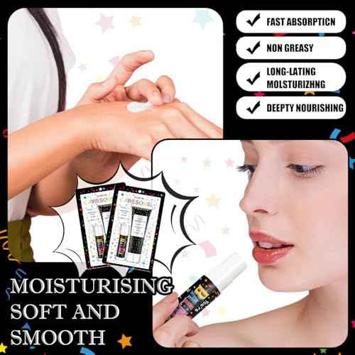 15 Pack Christmas Employee Appreciation Gift Lip Balm Hand Cream Bulk Teacher Staff Team Thank You Gift You're the Awesome Fall Thanksgiving Appreciation Party Favor for Coworker Women Men