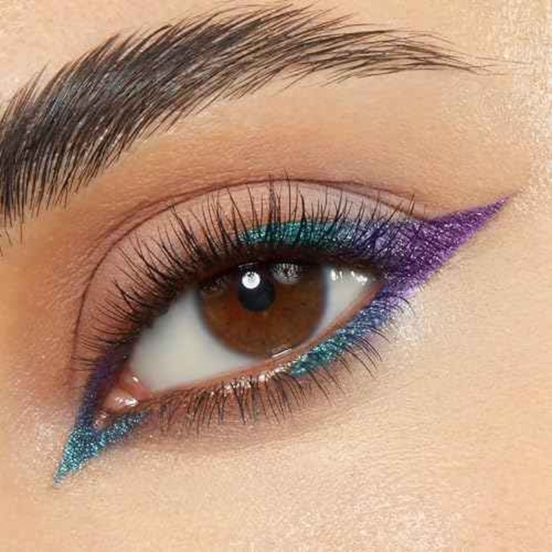 ColourPop Cr?me Gel Waterproof Chrome Eyeliner - 18HR Wear, Ultra-Pigmented Eyeliner Pencil with Matte & Metallic Finishes - Smudge-Proof, Vegan & Cruelty-Free - Power Trip (0.01 oz)