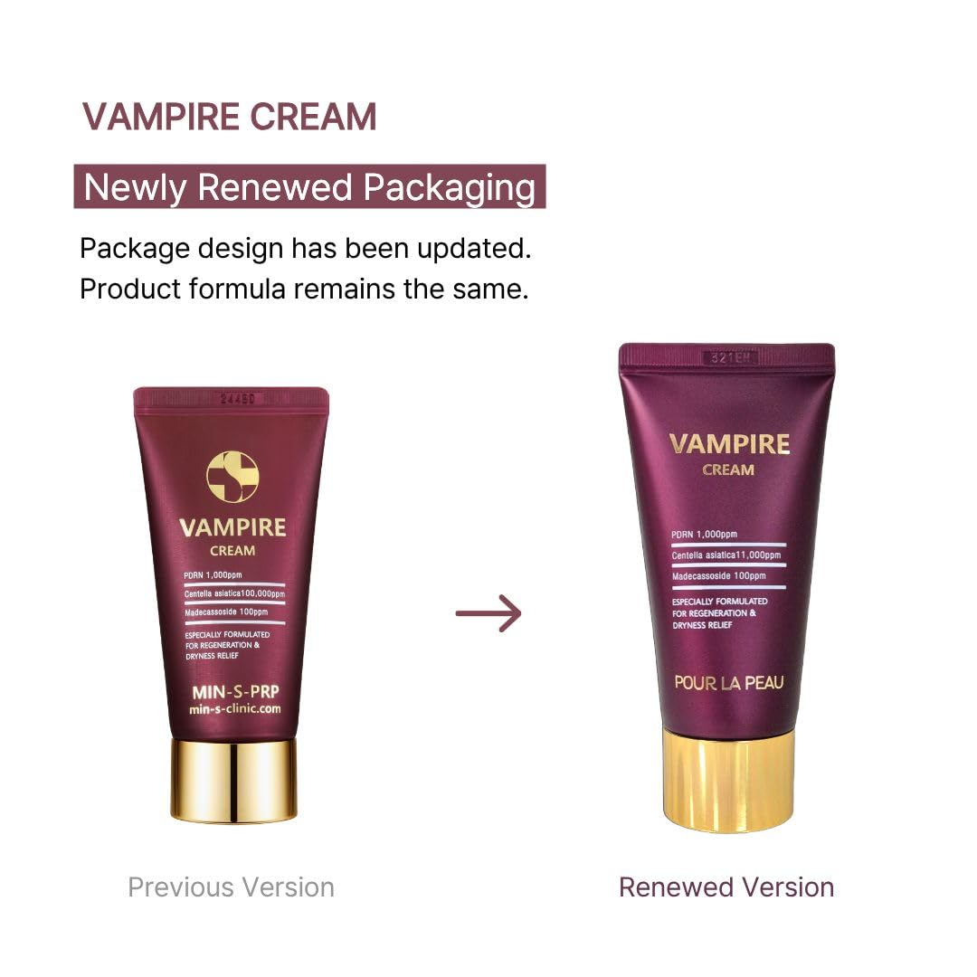 pour LA PEAU Vampire Cream with PDRN, Centella Asiatica & Madecassoside – Skin Regeneration & Soothing Hydration for a Youthful Glow