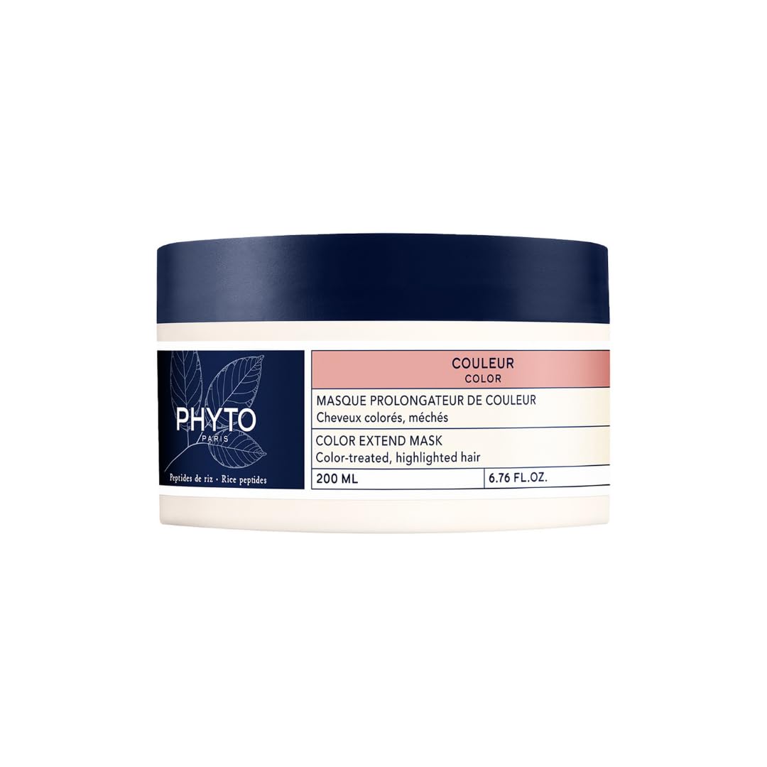 PHYTO Color Extend Hair Mask for Color-Treated Hair | Vegan, Sulfate-Free | Locks Color Intensity, Prevents Oxidation | Made in France | 6.76 fl oz