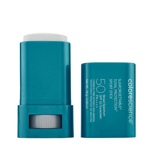 Colorescience Sunforgettable Sport Stick SPF 50 - Mineral, Water/Sweat Resistant, Reef Safe, Hypoallergenic